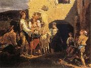 Ferdinand Georg Waldmuller The Last Calf Spain oil painting artist